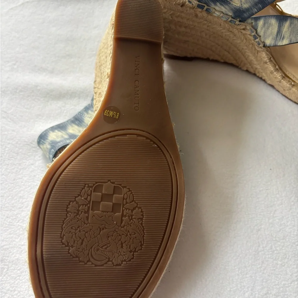 Vince Camuto Tie-Dye Espadrille Sandals sz 8.5 / 39
